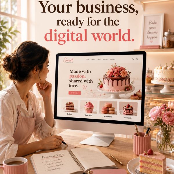 🇵🇹

O seu negócio está pronto para o mundo digital? 🍰✨
Independentemente da área, uma presença online profissional pode transformar a forma como os clientes descobrem, conhecem e escolhem a sua marca.
Criamos websites à medida de cada negócio, combinando um design apelativo com funcionalidade, rapidez e uma experiência pensada para os seus clientes.
Da ideia ao digital, ajudamos o seu negócio a dar o próximo passo.

🇬🇧

Is your business ready for the digital world? 🍰✨
Whatever your industry, a professional online presence can transform the way customers discover, connect with and choose your brand.
We create websites tailored to each business, combining attractive design, functionality, speed and a great user experience.
From your idea to the digital world, we help your business take the next step.

👉 navegabem.com

#navegabem #webdesign #webdevelopment #digitalbusiness #marketingdigital