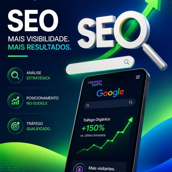 A sua empresa aparece quando os clientes pesquisam no Google?

Estar online já não é suficiente. É preciso ser encontrado.

Com uma estratégia de SEO (Search Engine Optimization), o seu website ganha mais visibilidade, atrai visitantes qualificados e aumenta as oportunidades de gerar novos clientes de forma orgânica.

Na Navega Bem, desenvolvemos websites preparados para crescer nos motores de pesquisa desde o primeiro dia.

📈 Mais visibilidade.
🎯 Mais tráfego qualificado.
🚀 Mais oportunidades de negócio.

👉 www.navegabem.com

#seo #webdesign #marketingdigital #google #navegabem