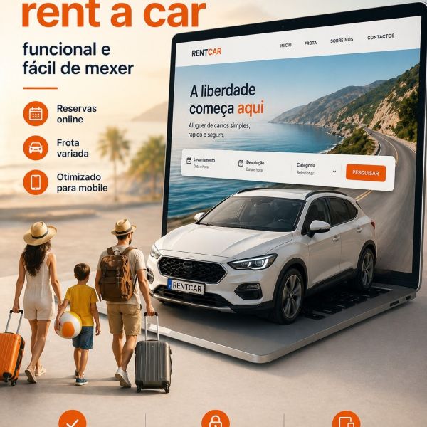 O teu negócio de rent a car começa online 🚗
Criamos websites rápidos, intuitivos e pensados para converter visitantes em reservas.
 Fácil de usar, adaptado a mobile e preparado para oferecer a melhor experiência ao cliente.

👉 navegabem.com
#rentacar #webdesign #reservasonline #negociosonline #marketingdigital