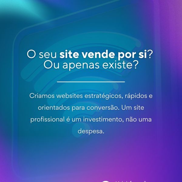 O seu site vende por si? Ou apenas existe?
Criamos websites estratégicos, rápidos e orientados para conversão. Um site profissional é um investimento, não uma despesa.
► http://www.navegabem.com
+Info: Link in the BIO
#webdesign #conversionoptimization #businessgrowth #navegabem #webdevelopment