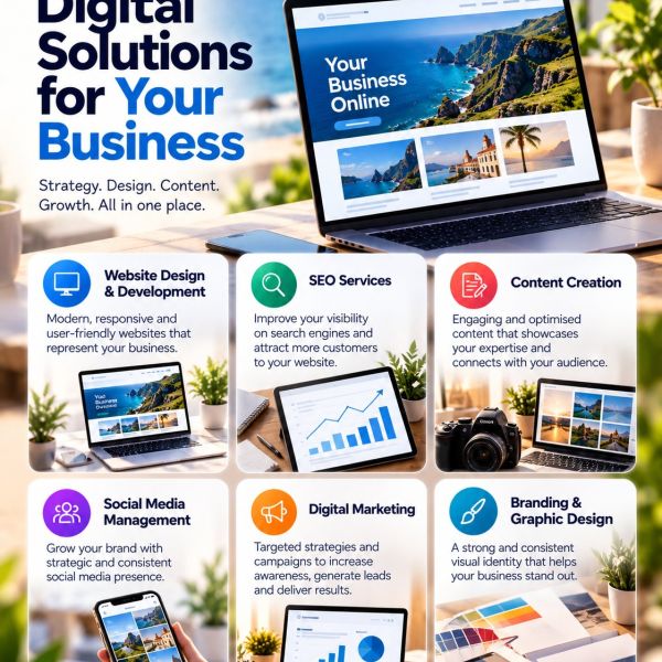 Your business deserves more than just an online presence, it deserves a digital strategy that works.

At Navega Bem, we provide complete digital solutions to help businesses build a strong, professional and consistent presence online. From modern and responsive websites to SEO, content creation, social media management, digital marketing, branding and graphic design, we bring everything together to support your business growth.

Strategy. Design. Content. Growth. All in one place.

#navegabem #webdesign #digitalmarketing #socialmedia #branding