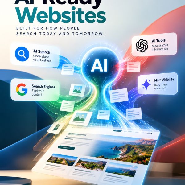 AI is changing the way people search, discover and interact with businesses online.

An AI-ready website is built with clear content, a well-organised structure and strong technical foundations, making it easier for search engines and AI-powered tools to understand your business, services and information.

It’s not about adding AI to your website, it’s about preparing your digital presence for the future of online search.

SEO helps you get found. AI-ready helps you get understood.

#navegabem #aiready #webdesign #seo #digitalpresence