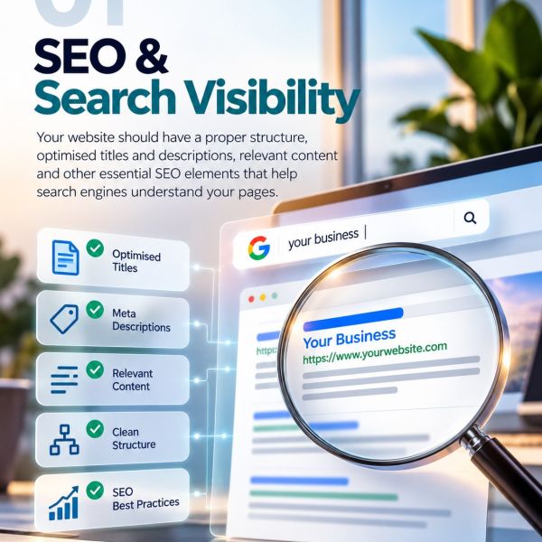 3 Essential Tips to Know If Your Website Is Built Properly

A beautiful website doesn’t always mean a well-built website. Many businesses invest in a new website without having the technical knowledge to evaluate what is happening behind the design. The result can look professional while important processes are overlooked.

Here are 3 things you should check:

1. SEO & Search Visibility
Your website should have a proper structure, optimised titles and descriptions, relevant content and other essential SEO elements that help search engines understand your pages.

2. Indexing & Technical Setup 
Make sure search engines can correctly crawl and index your website. A great-looking page has little value if potential customers cannot find it through search.

3. Open Graph & Content Sharing
Your pages should include properly configured Open Graph information and images, so your content is presented professionally when shared across social media and other platforms.

Good web design goes beyond appearance. **What happens behind the scenes is just as important as what your visitors see.**

#webdesign #seo #websiteoptimization #digitalpresence #navegabem